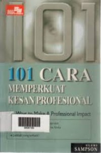 Image of 101 cara memperkuat kesan profesional
