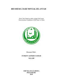 Image of Biodiesel dari Minyak jelantah