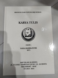 Image of Brownis dari Tepung Biji Durian