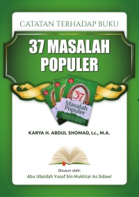 Image of Catatan Terhadap Buku : 37 Masalah Populer (e-book)