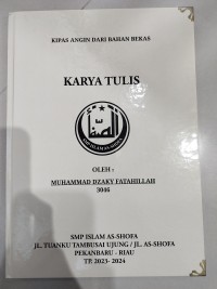 Image of Kipas Angin dari Bahan Bekas