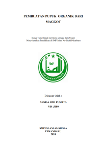 Image of Pembuatan Pupuk Organik dari Maggot