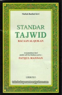 Image of Standar tajwid bacaan al-qur'an