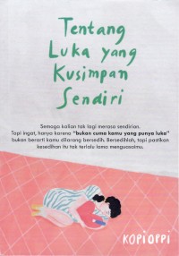 Image of Tentang luka yang kusimpan sendiri