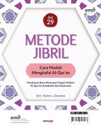 Image of Metode Jibril: Cara Mudah menghafal Al-Quran Juz 29