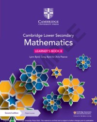 Image of Cambridge Lower Secondary : Mathematics Learner's Book 8